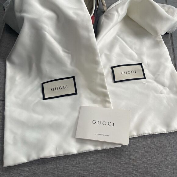 GUCCI Ace Stripe Sneakers Shoes Size 6 Black NEW Casual Streetwear Designer - Picture 15 of 16